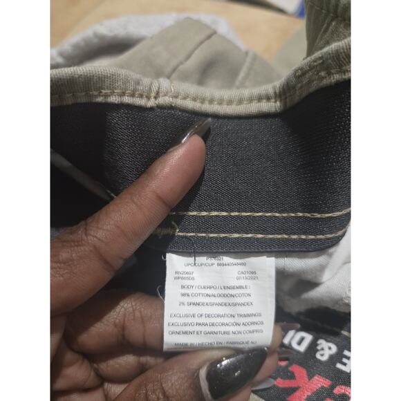 Dickies Men’s Flexible Durable Cargo Utility 7 Pockets Work Pants, Beige, 30x30 - Picture 7 of 8